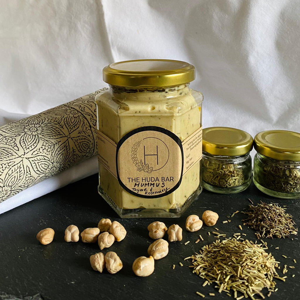 Hummus (Thyme & Rosemary) (Vegan-friendly)