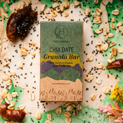 Granola Bars: Chia Date (Vegan-friendly)