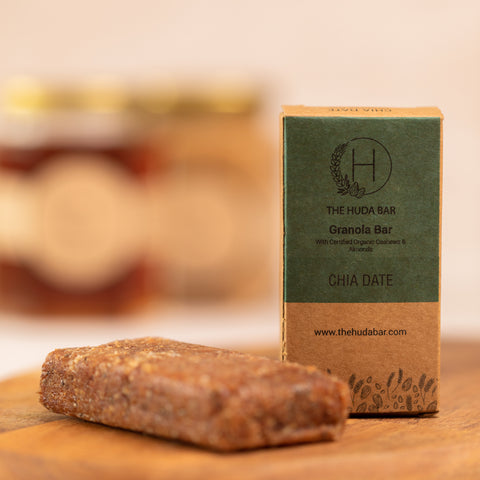 Granola Bars: Chia Date (Vegan-friendly) (Pack of 5)