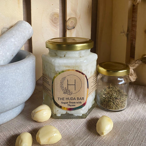 Garlic Toum (Thyme) (Vegan-friendly)