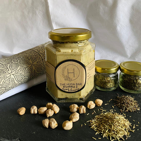 Hummus (Thyme & Rosemary) (Vegan-friendly)